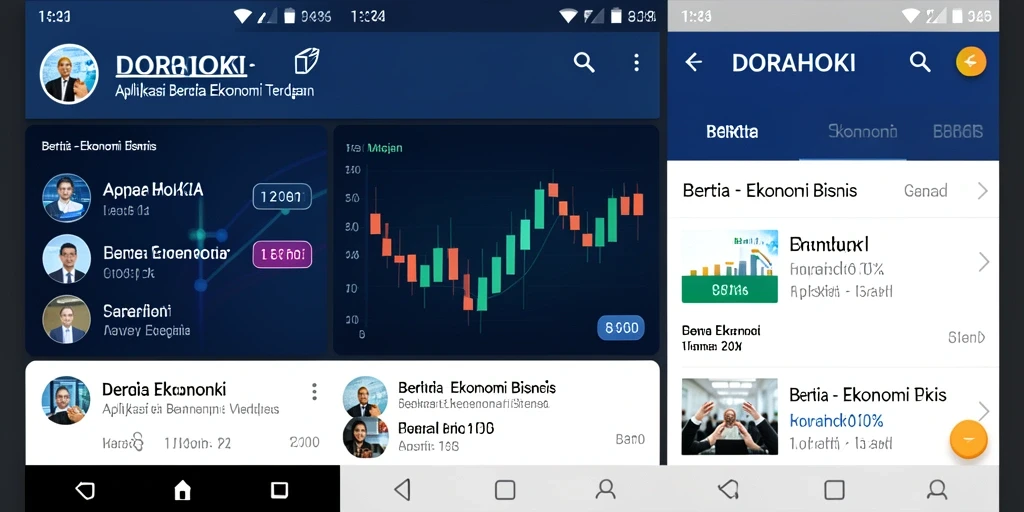 Antarmuka DORAHOKI yang intuitif dan informatif.