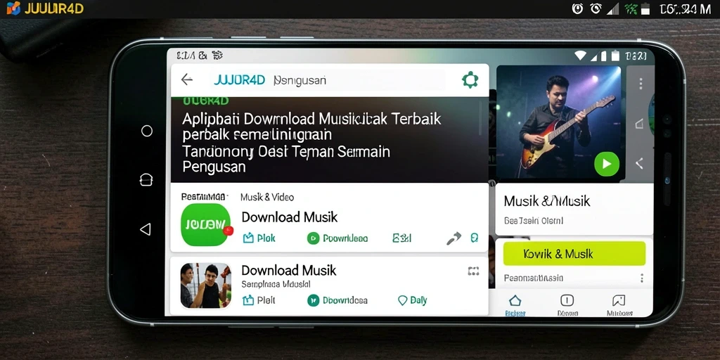 Tampilan antarmuka JUJUR4D yang intuitif dan menarik.