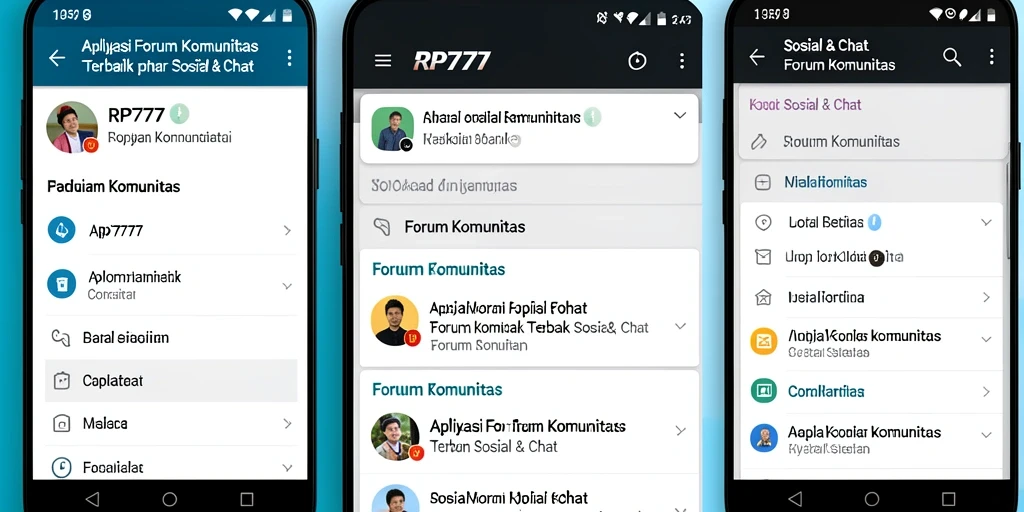 Tampilan antarmuka RP777 yang menarik dan intuitif.