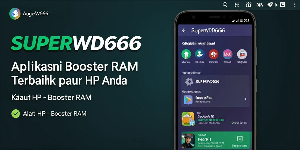 Tampilan antarmuka SUPERWD666 yang sederhana dan fungsional.