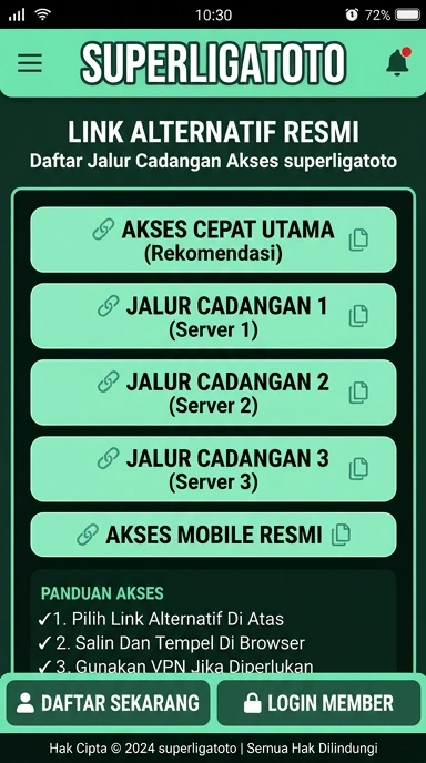 Link Alternatif Superligatoto untuk Pengguna Android